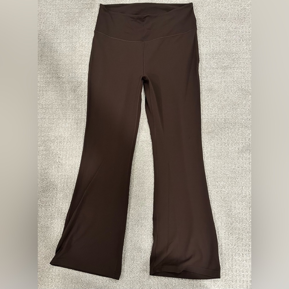 Lululemon Brown Flare Leggings Sz 14